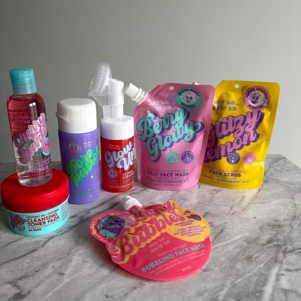 PREPPY SKINCARE BUNDLE‎ Happy Skin Healthy Skin Routine - 7 pieces